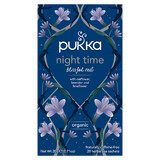 Pukka Night Time Organic, kruidenthee met havermout, lavendel en limoen, 1 g x 20 builtjes