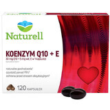 Naturell Coenzyme Q10 + E, 120 capsules