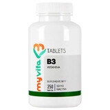 MyVita Vitamina B3, niacina 50 mg, 250 comprimidos