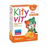 KityVIT Vitamina C, sabor naranja, 40 comprimidos masticables, PharmA-Z