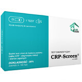 LabHome CRP-Screen, análisis de sangre para el nivel de proteína CRP, diagnóstico de infecciones e inflamaciones, 1 unidad