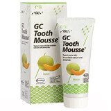 GC Tooth Mousse, pasta tópica, sabor melón, sin flúor, 35 ml