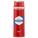 Old Spice, Gel de ducha 3 en 1 para cuerpo, cabello y rostro, Whitewater, 400 ml