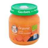 Gerber Organic Obiadek, calabaza, batata, después de 4 meses, 125 g