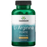 Swanson L-Arginina, L-arginina 850 mg, 90 cápsulas