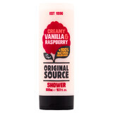 Original Source Vegan, gel de ducha, Vanilia-Frambuesa, 500 ml