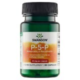 Swanson P-5-P, vitamina B6 20 mg, 60 cápsulas