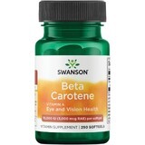 Swanson Beta-Carotin 10000 IU, Beta-Carotin, 250 Gel-Kapseln