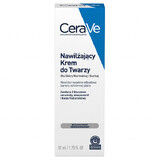 CeraVe, crema hidratante con ceramidas para el rostro, piel normal y seca, 52 ml