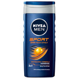 Nivea Men, 3-in-1 Duschgel für Gesicht, Körper und Haar, Sport, 250 ml