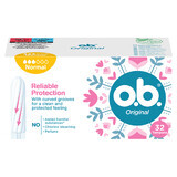 OB Original, tampones higiénicos, Normal, 32 piezas