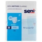 Seni Active Classic, slip assorbenti, Medium, 80-110 cm, 30 pezzi