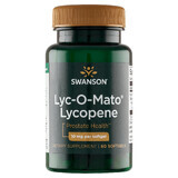 Swanson Lyc-O-Mato Lycopene, licopeno natural, 60 cápsulas de gel