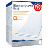 Pic Solution Stericompress Compresas estériles suaves, no tejidas, 18 cm x 40 cm, 12 unidades