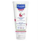 Lait hydratant apaisant pour peaux sensibles, 200 ml, Mustela