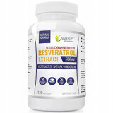 Wish Resveratrol Extract 500 mg, extracto de piel de uva, 120 cápsulas