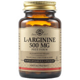 L-Arginina 500 mg, 50 cápsulas, Solgar