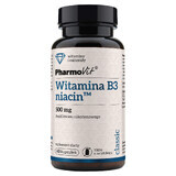 PharmoVit, Vitamina B3, Niacina 500 mg, 60 cápsulas