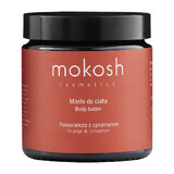 Mokosh, manteca corporal, naranja con canela, 120 ml