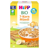 HiPP Musli 7 granen Bio, banaan, zonder toegevoegde suiker, vanaf 12 maanden, 200 g