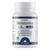 Complesso Melatonina + B12 Forte del Dr. Jacob, 90 compresse