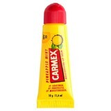 Carmex Piña Menta, bálsamo labial hidratante en tubo, FPS 15, 10 g