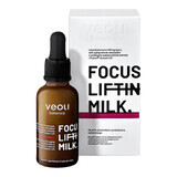 Veoli Botanica Focus Lifting Milk, sérum emulsión lifting, antiedad, con bakuchiol y Fision Instant Lift, 30 ml