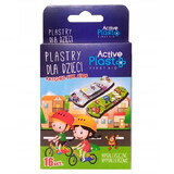 ActivePlast, tiritas para niños, hipoalergénicas, 7 cm x 2 cm, 16 unidades