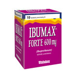 Ibumax Forte 600 mg, 10 comprimidos recubiertos con película