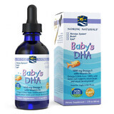 Nordic Naturals Baby's DHA, Omega-3 con vitamina D3, 60 ml