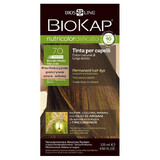 Biokap Nutricolor Delicato Rapid, tinte colorante para el cabello, 7.0 rubio medio natural, 135 ml