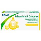 Complejo de vitamina B Teva, 60 comprimidos