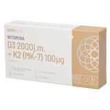 SEMA Lab Vitamina D3 2000 UI + K2 (MK-7) 100 µg, 60 capsule molli