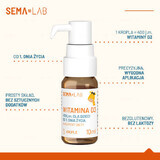 SEMA Lab Vitamina D3 400 UI para niños a partir de 1 día de edad, gotas, 10 ml