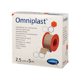 Omniplast, adhesivo para tejidos de viscosa, color carne, 2,5 cm x 5 m, 1 pieza