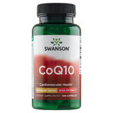 Swanson CoQ10, coenzima Q10 120 mg, 100 cápsulas