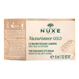 Nuxe Nuxuriance Gold, Bálsamo iluminador para ojos, piel seca, 15 ml