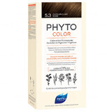 Phyto Color, tinte para el cabello, 5.3 castaño dorado claro, 50 ml