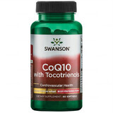 Swanson CoQ10 con Tocotrienoles, coenzima Q10 200 mg y tocotrienoles 20 mg, 60 cápsulas de gel