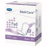 MoliCare Pad, almohadillas absorbentes, maxi, 4 gotas, 30 piezas