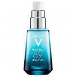 Vichy Mineral 89 Ojos, crema reparadora y fortalecedora de la piel de debajo de los ojos, 15 ml