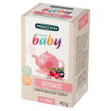 Premium Rosa Herbi Baby Immunity, té para niños y bebés a partir de 6 meses, 20 sobres