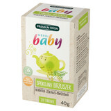 Premium Rosa Herbi Baby Calm Tummy, té para niños y bebés a partir de 6 meses, 20 sobres