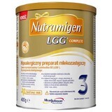 Nutramigen 3 LGG Complete, sustituto de leche hipoalergénico, más de 1 año, sabor vainilla, 400 g