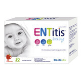 ENTitis Baby para lactantes mayores de 6 meses y niños, sabor fresa, 30 sobres