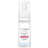 Dermedic Rojeces, espuma limpiadora calmante, pieles vasculares con tendencia a hiperreactividad, eritema y rosácea, 150 ml