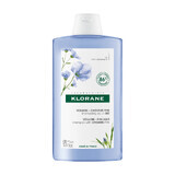 Klorane, champú a base de fibra de lino para cabellos finos y sin brillo, 400 ml