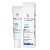 Iwostin Hydro Sensitia Prebio, crema de ojos con prebióticos, piel sensible, 15 ml