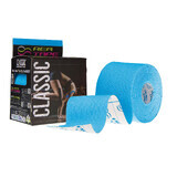 Rea Tape Classic, cinta de kinesiología, azul, 5 cm x 5 m