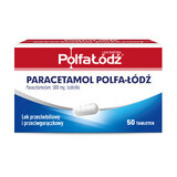 Laboratoria PolfaŁódź Paracetamol 500 mg, 50 comprimidos